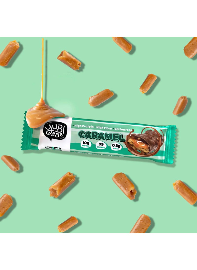 YuBi Bar بار بروتين كراميل - Image 5